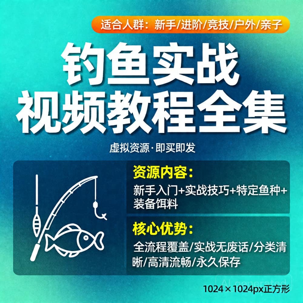 钓鱼实战视频教程全集