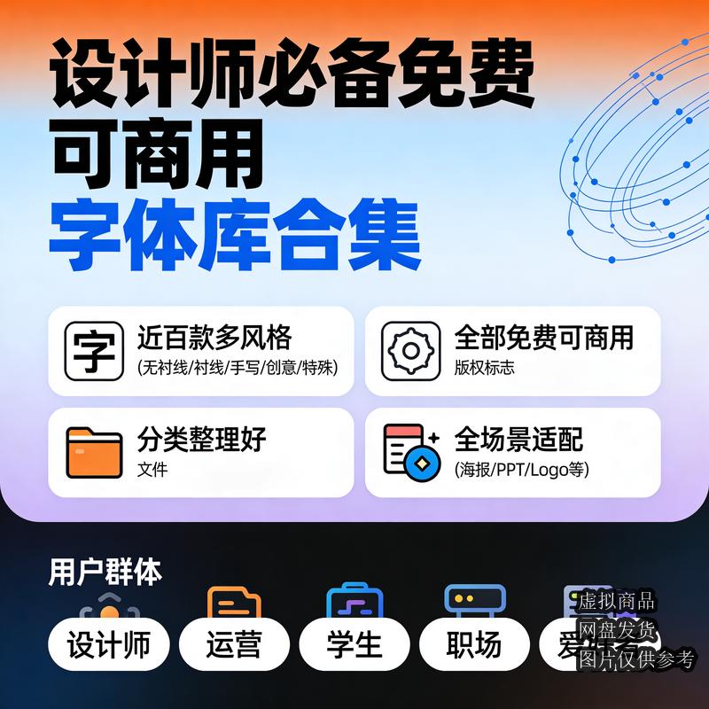 设计师必备免费可商用字体库合集